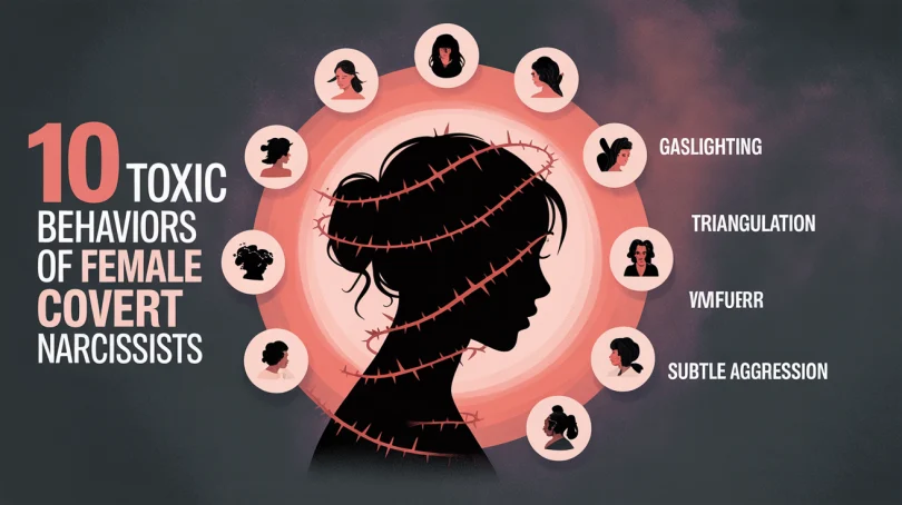 10 Toxic Behaviors of Female Covert Narcissists