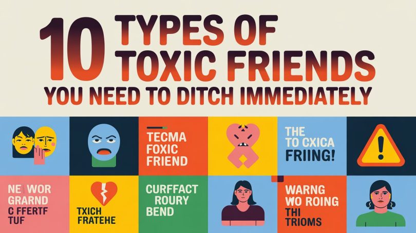 10 Types of Toxic Friends You Need to Ditch Immediately