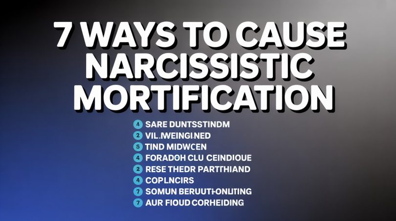 7 Ways to Cause Narcissistic Mortification